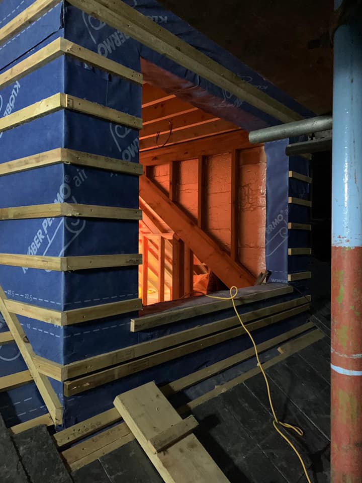 Professional roofers working on a property in London - KS Roof Master