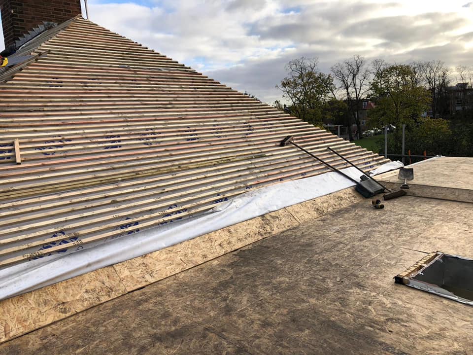Roof survey in Kensington