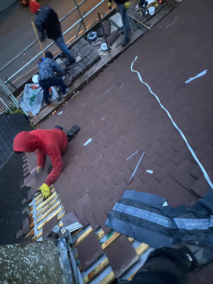 Lead flashing in Westminster