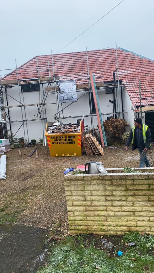 Professional roofers working on a property in London - KS Roof Master