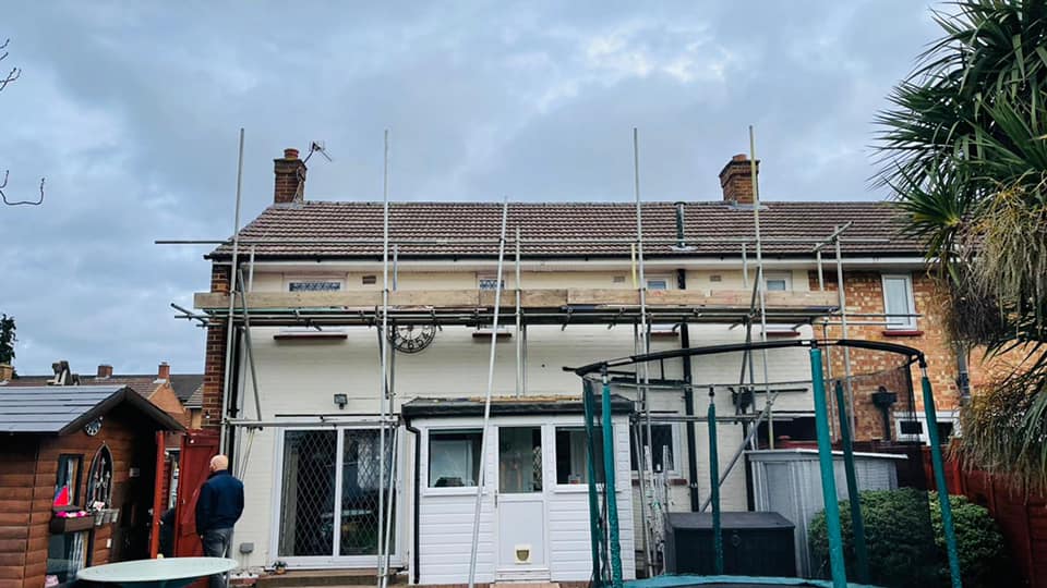 Storm damage repair in Battersea