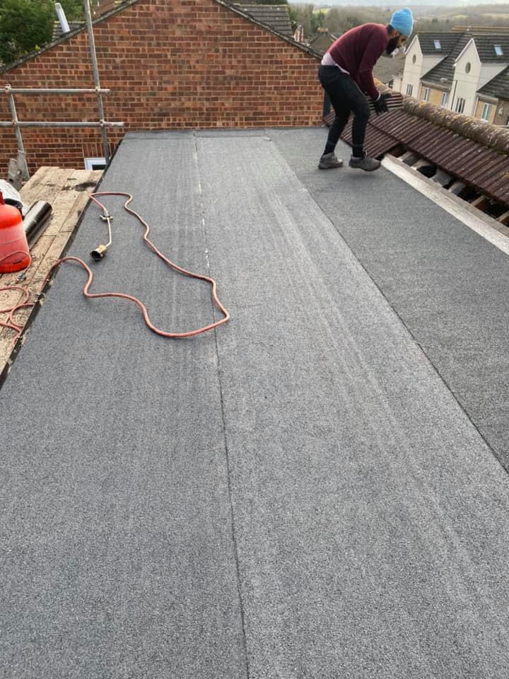 Flat roof replacement in Croydon