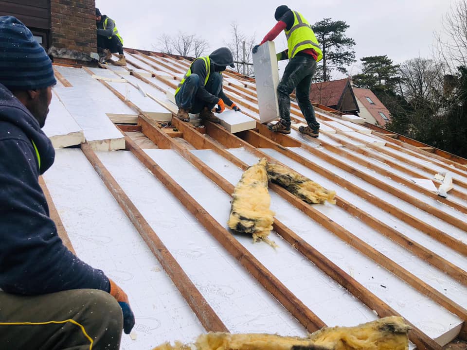 GRP fibreglass roof in Peckham