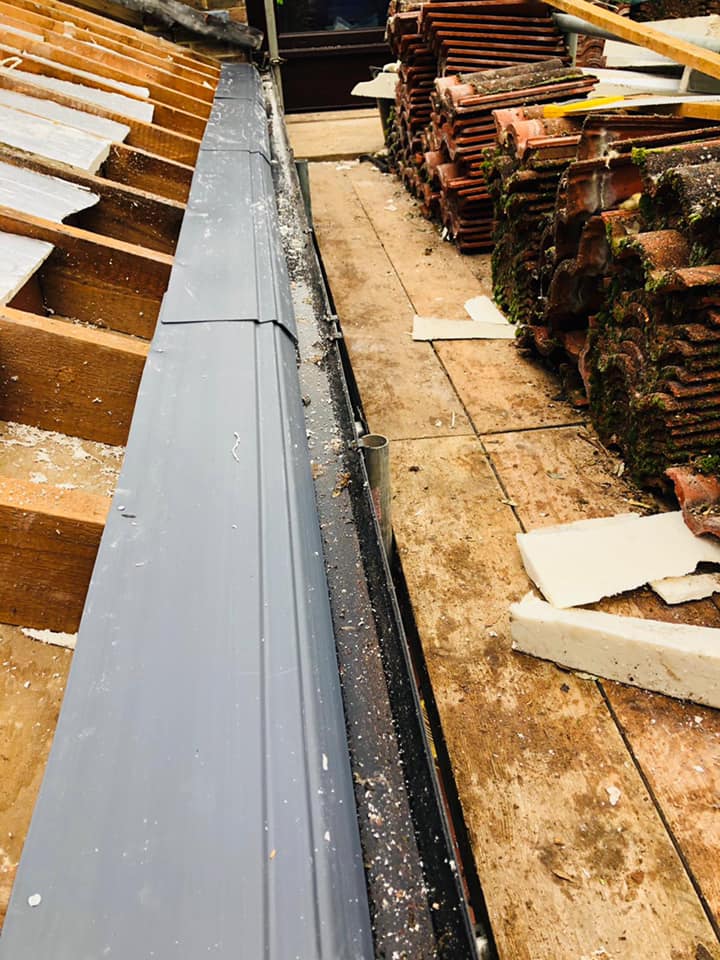 Lead flashing in Westminster