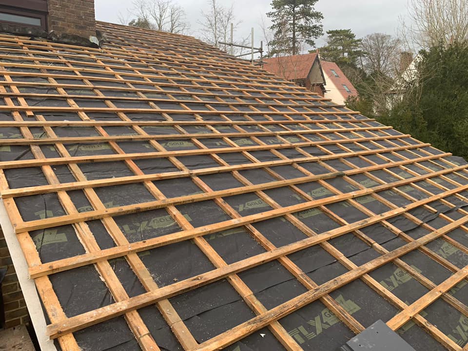 GRP fibreglass roof in Peckham