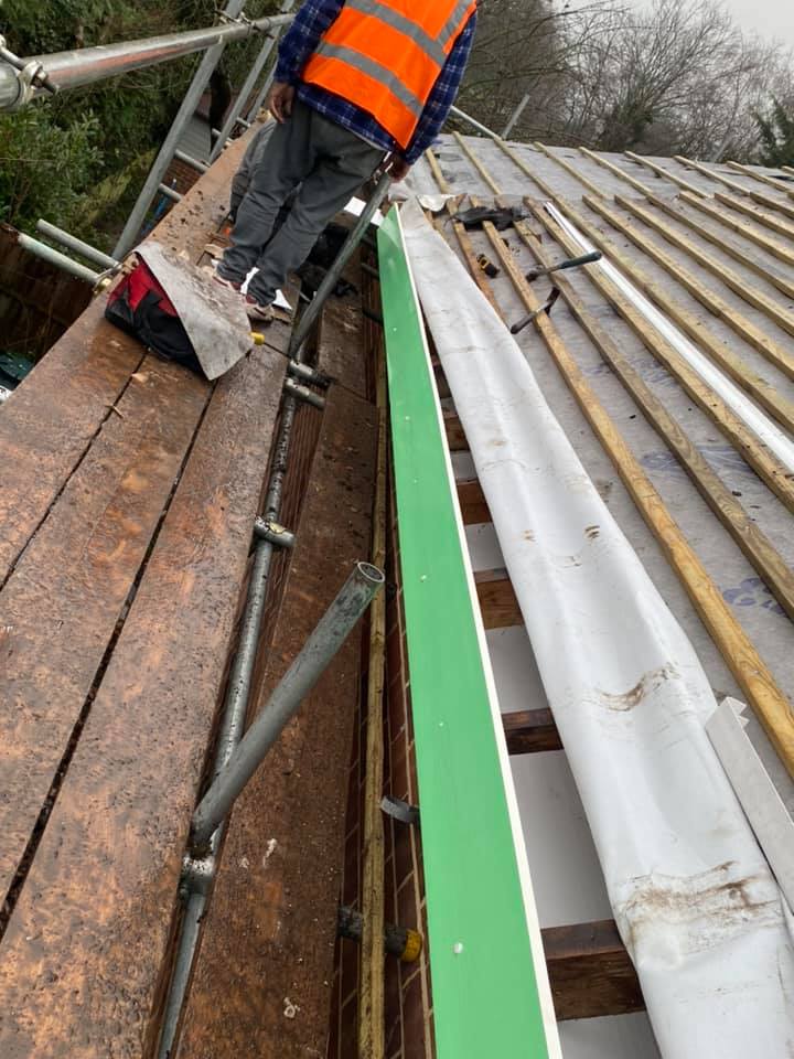 Flat roof replacement in Croydon