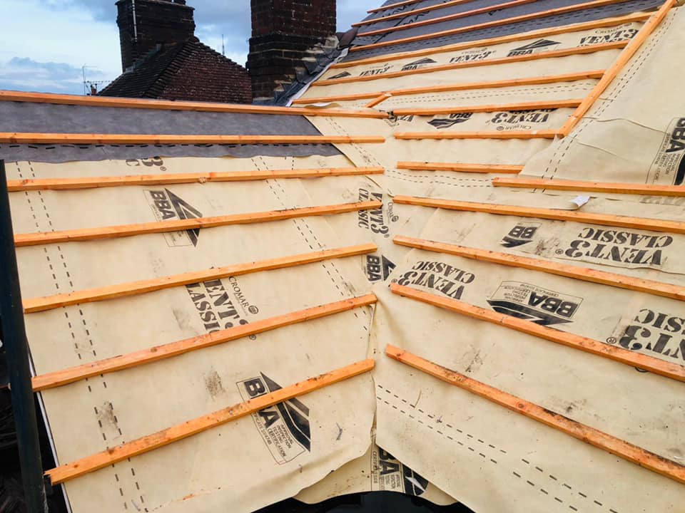 GRP fibreglass roof in Peckham