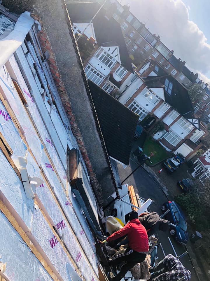 Flat roof replacement in Croydon