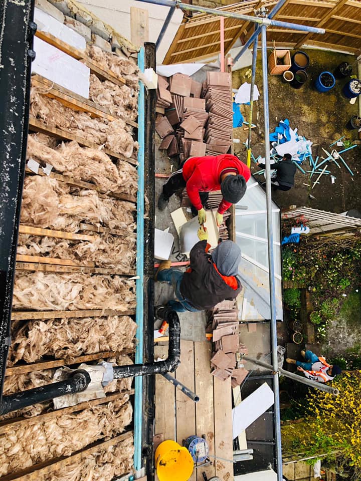 Storm damage repair in Battersea