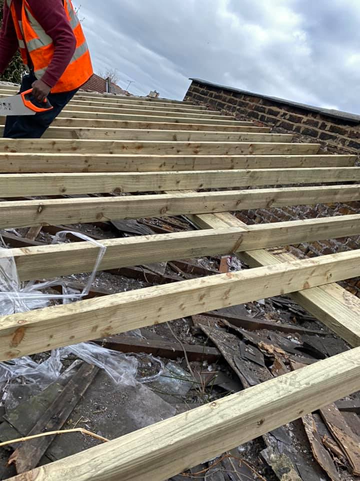 GRP fibreglass roof in Peckham