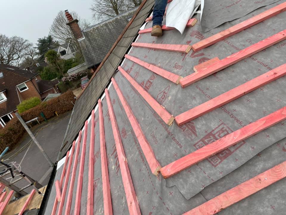 Storm damage repair in Battersea
