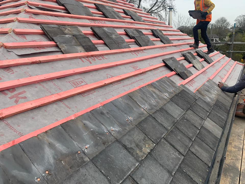 Commercial roof restoration in Canary Wharf