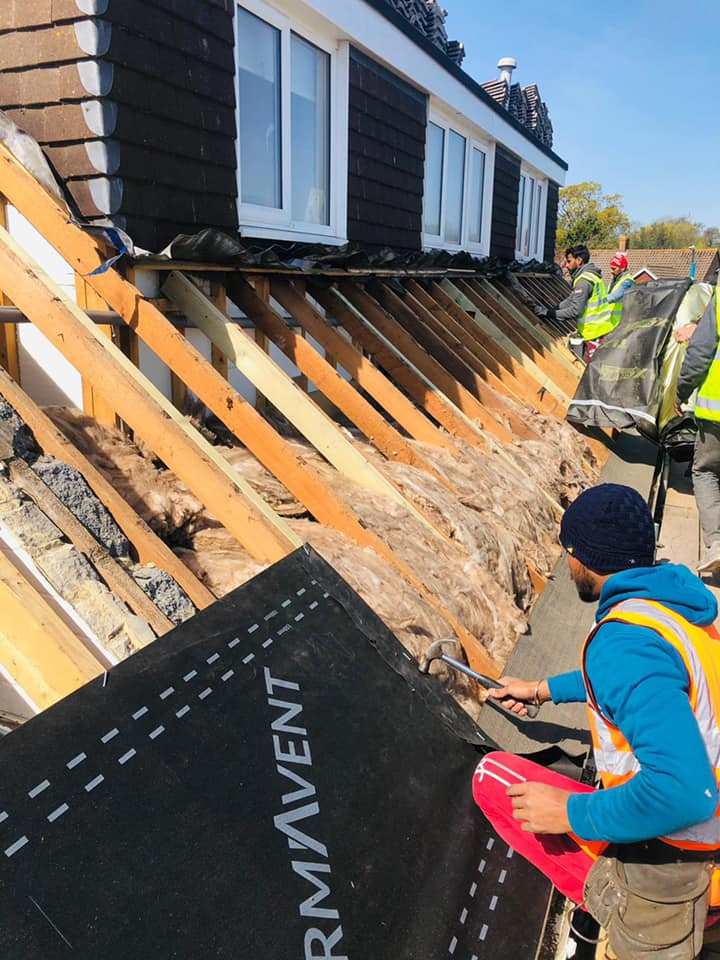 Lead flashing in Westminster
