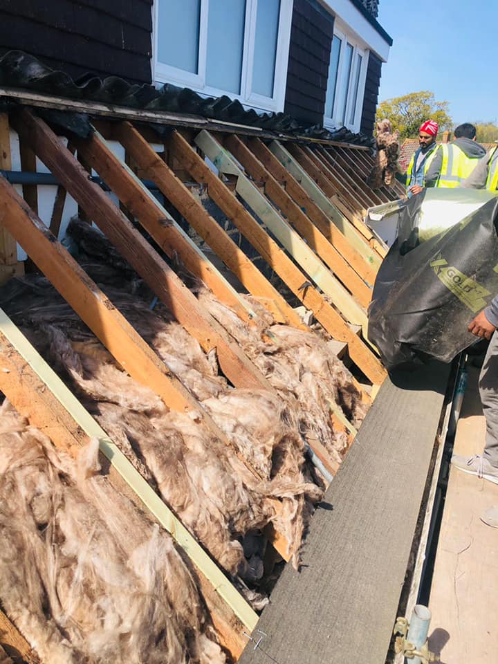 Commercial roof restoration in Canary Wharf