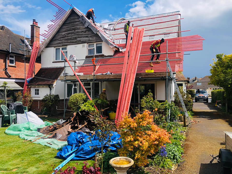 Storm damage repair in Battersea