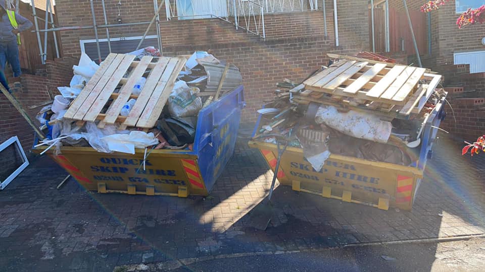 Professional roofers working on a property in London - KS Roof Master