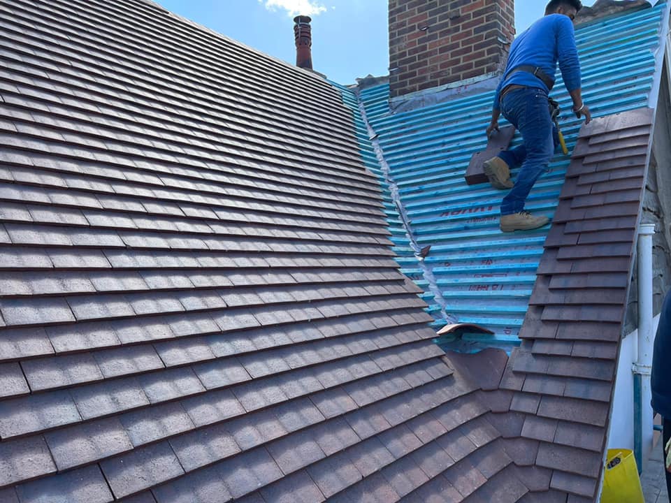 Storm damage repair in Battersea