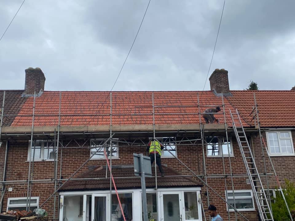 Slate roof restoration in Greenwich