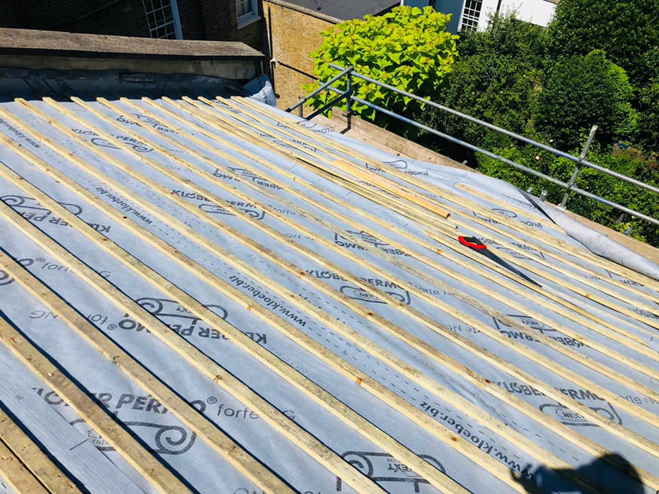 Storm damage repair in Battersea