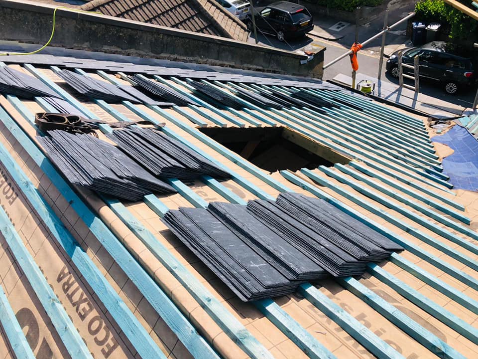 Commercial roof restoration in Canary Wharf