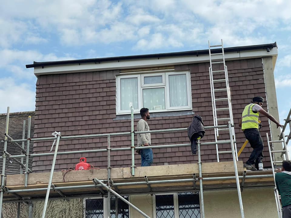 GRP fibreglass roof in Peckham