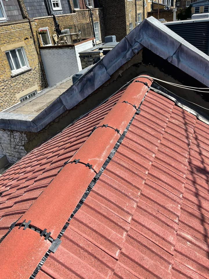 Lead flashing in Westminster