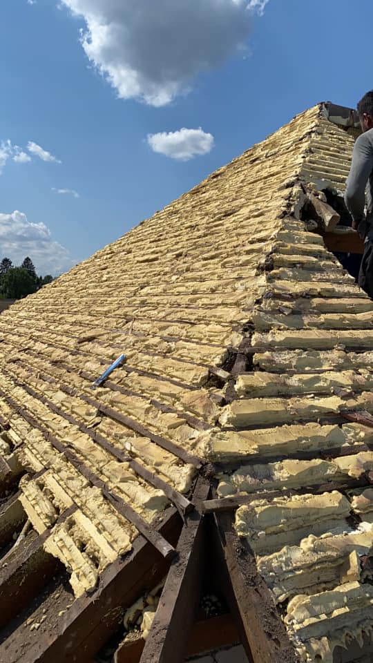 Professional roofers working on a property in London - KS Roof Master