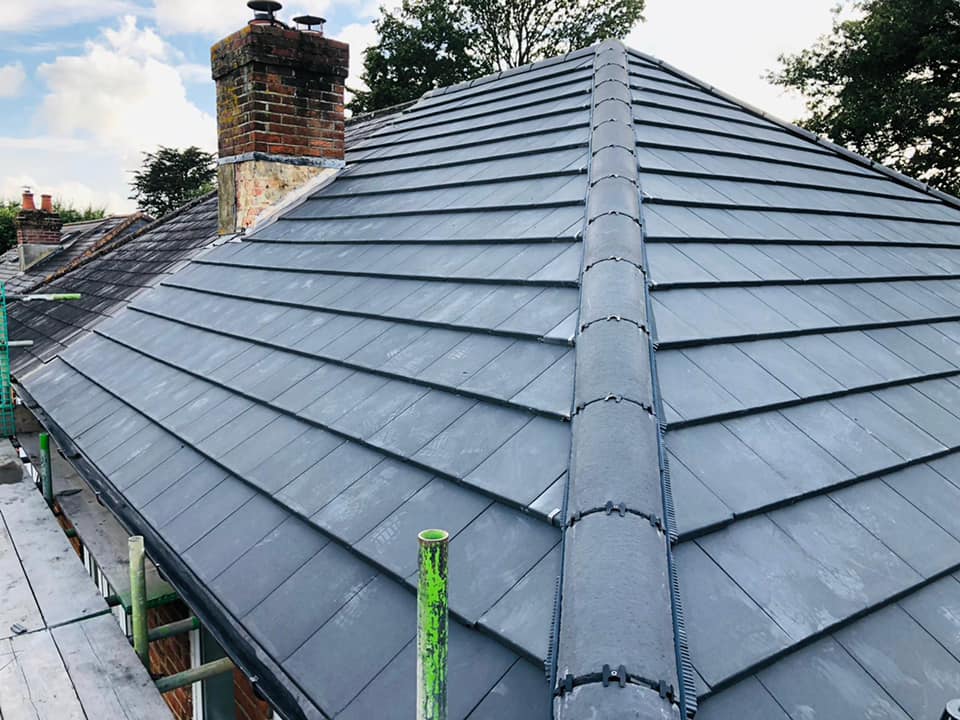 GRP fibreglass roof in Peckham