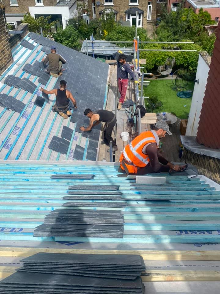 Roof repair completed in Bermondsey, South London