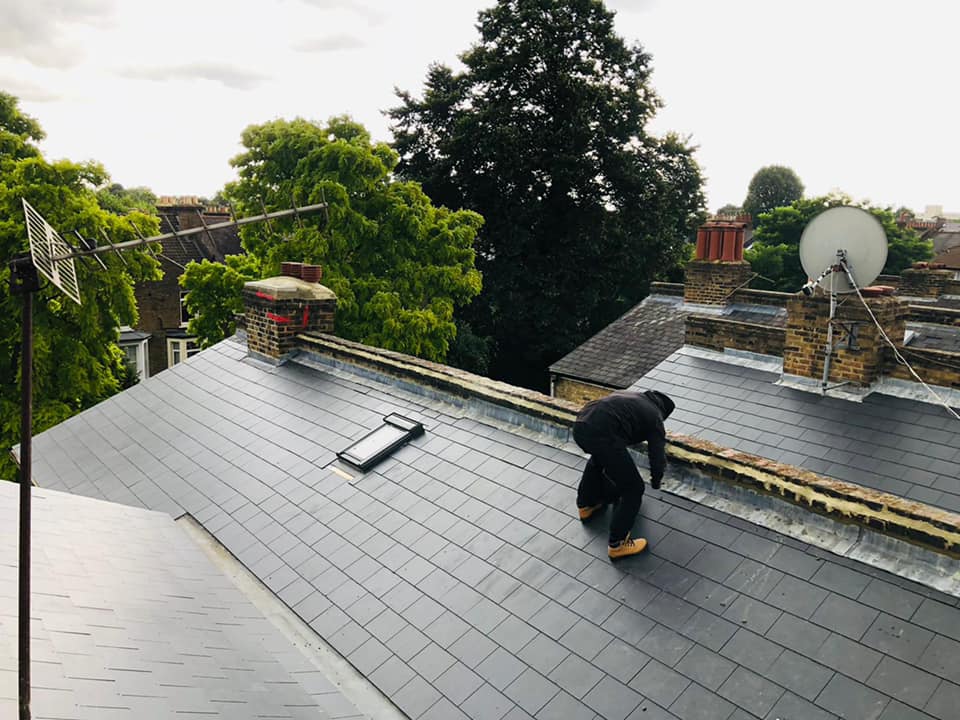 Lead flashing in Westminster