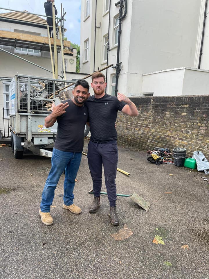 Storm damage repair in Battersea