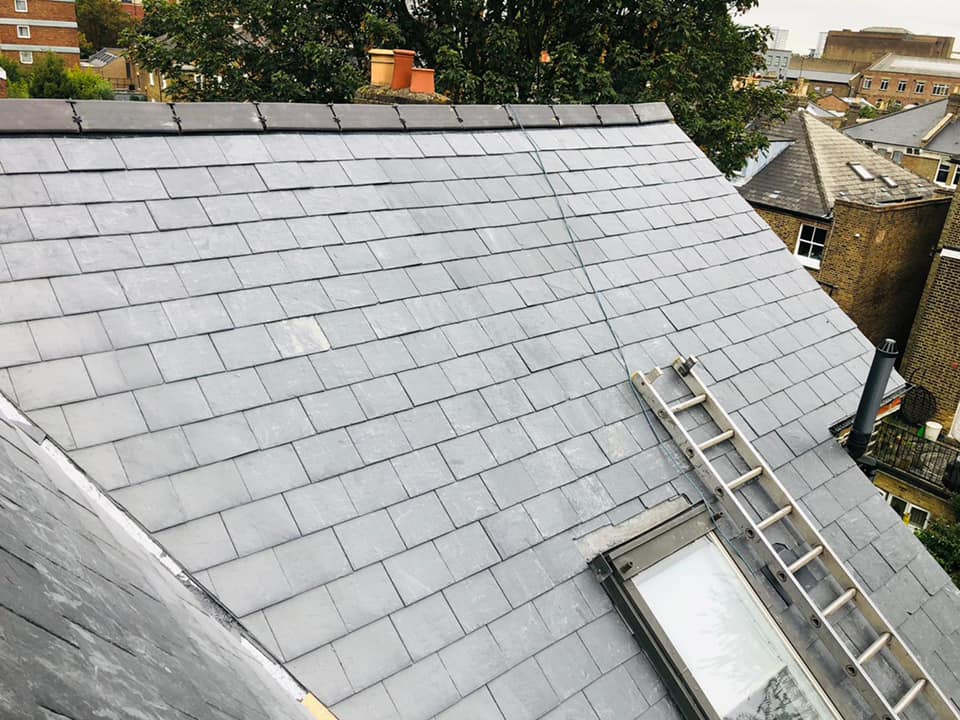 Commercial roof restoration in Canary Wharf