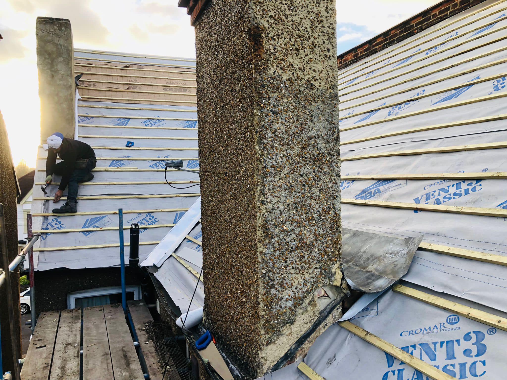 Flat roof coating in Brixton
