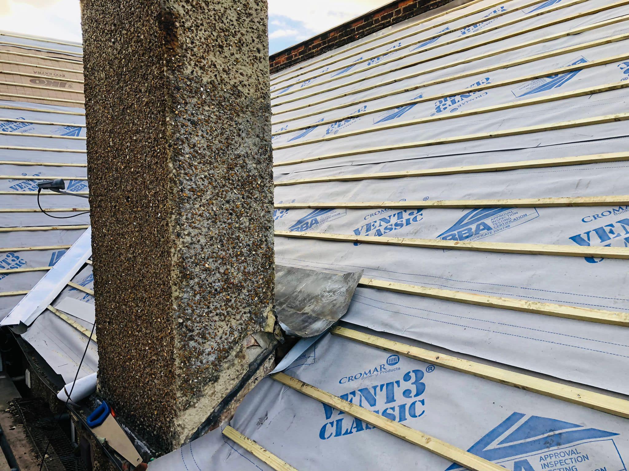 Roof repair completed in Bermondsey, South London