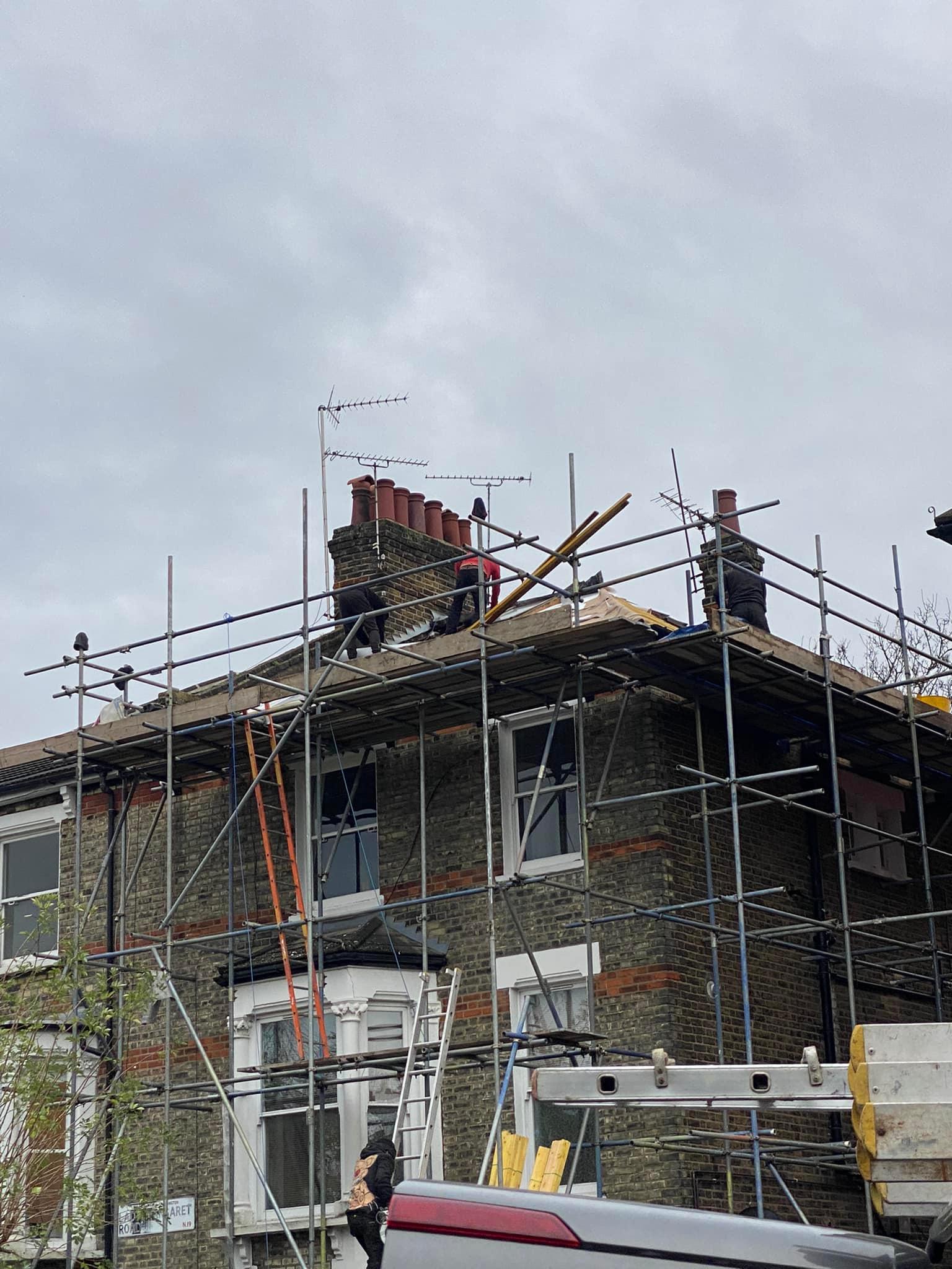 GRP fibreglass roof in Peckham
