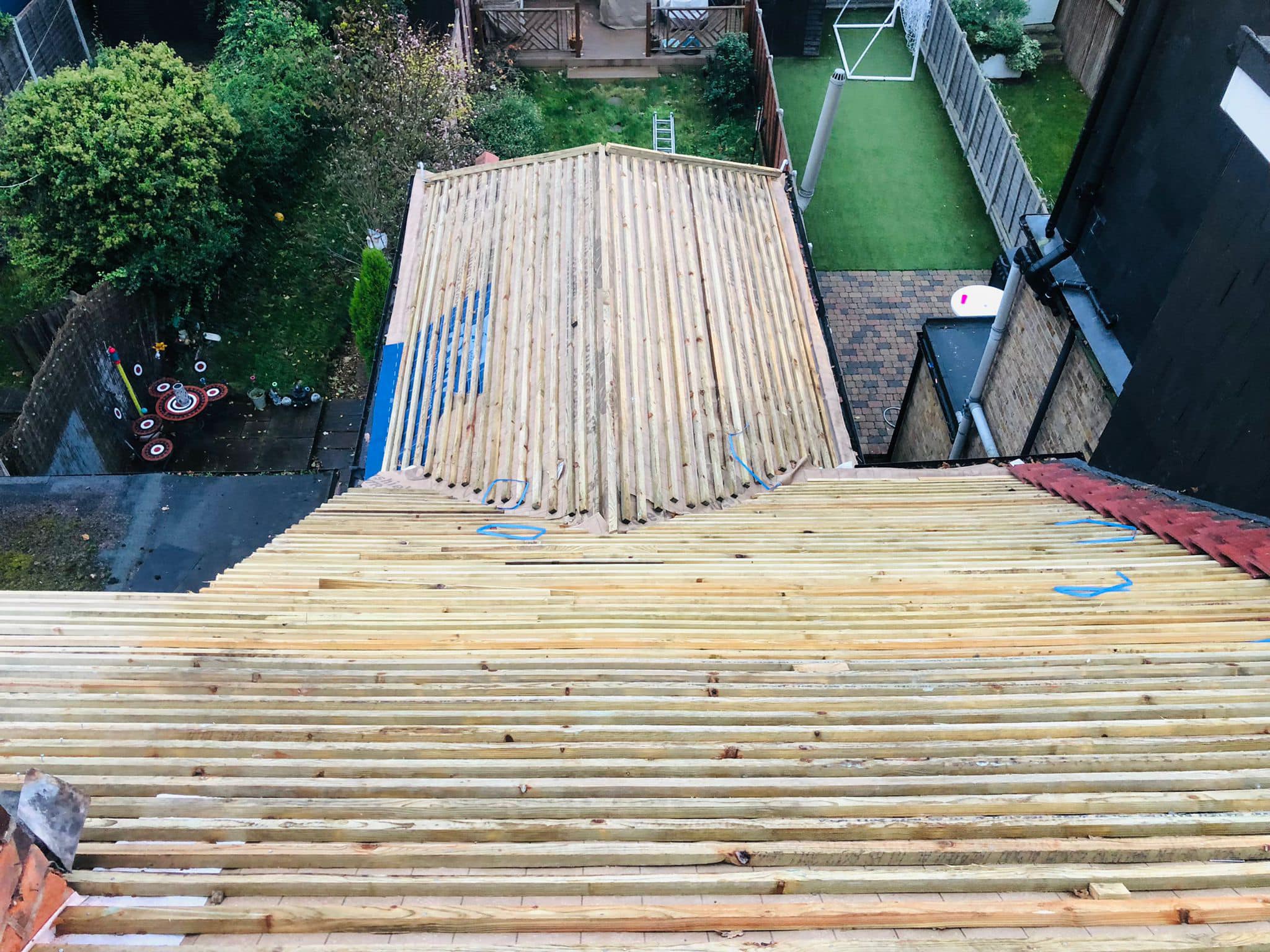 Storm damage repair in Battersea