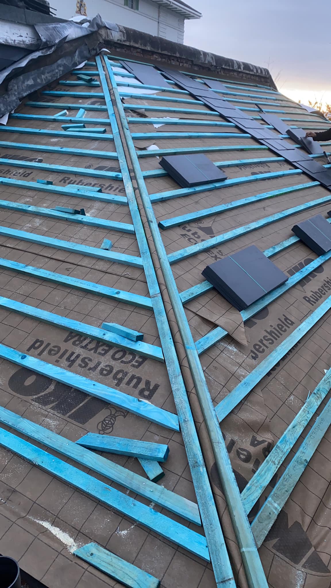 Storm damage repair in Battersea