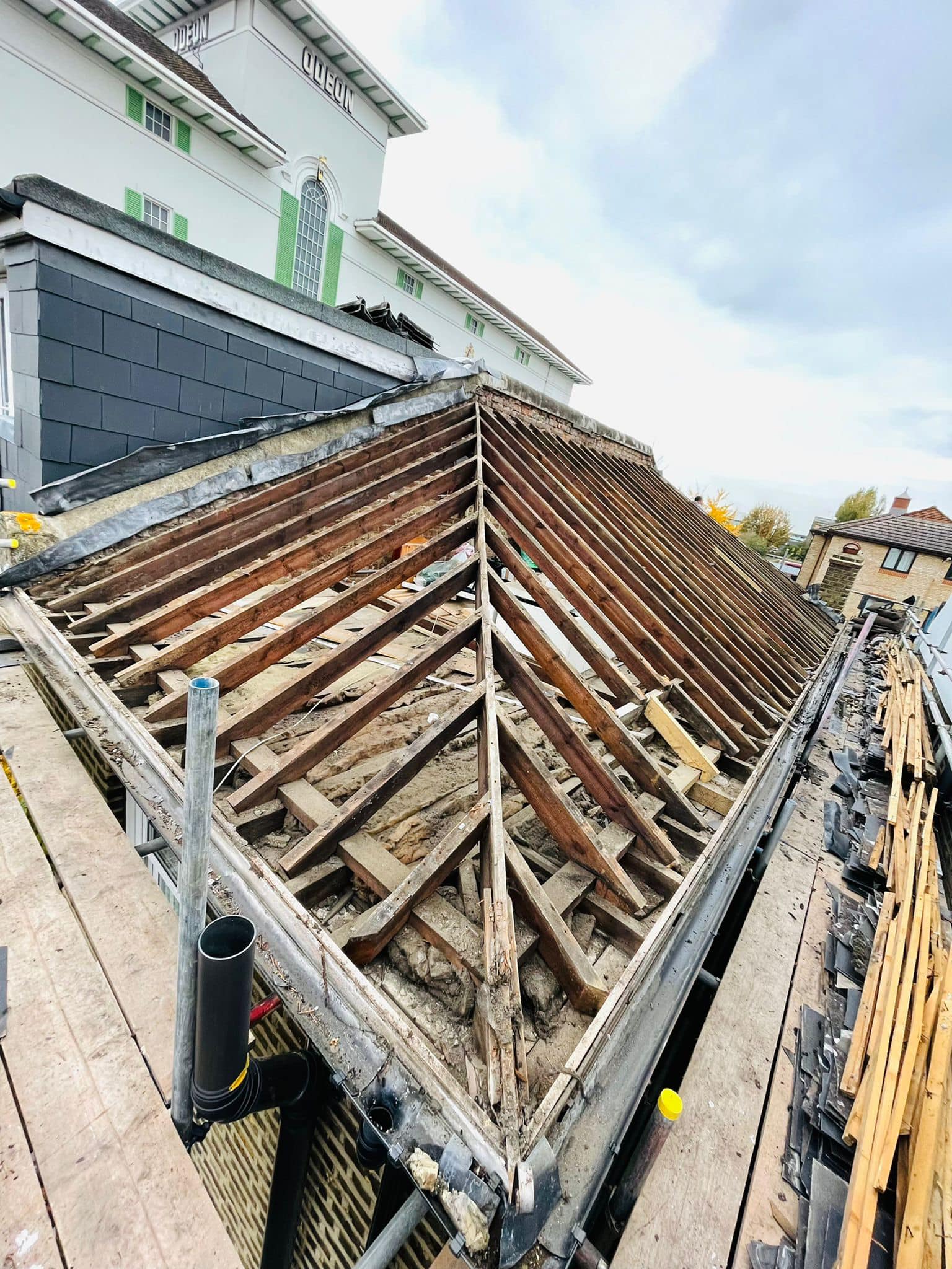 Flat roof replacement in Croydon