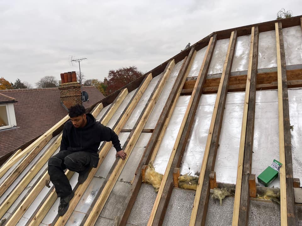 Storm damage repair in Battersea