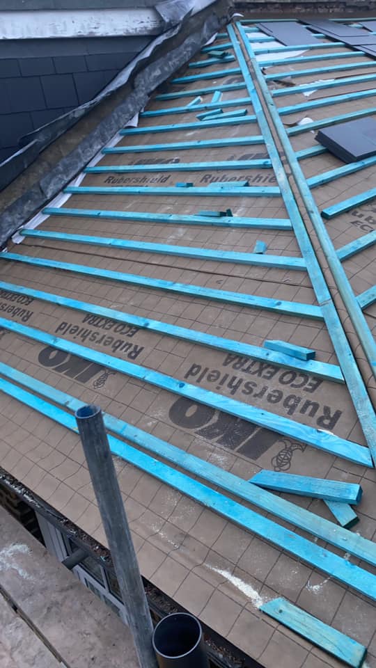 Lead flashing in Westminster