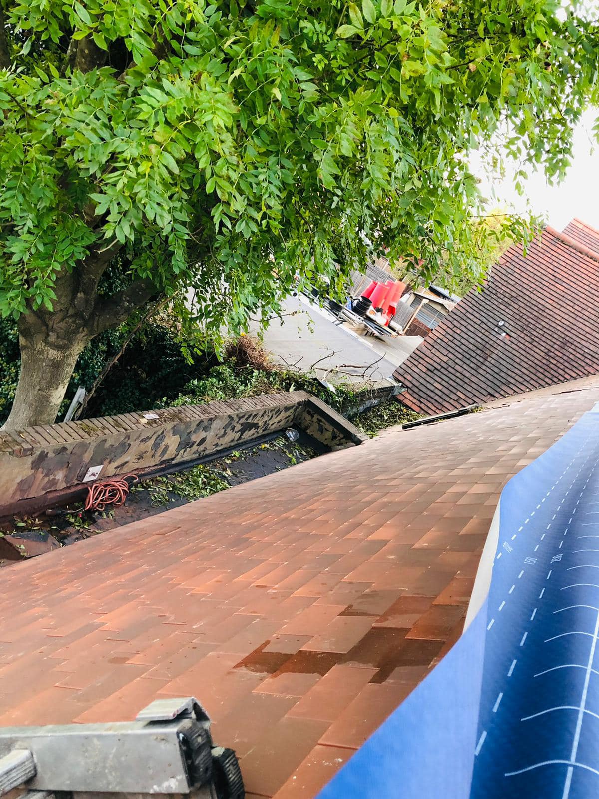 Storm damage repair in Battersea