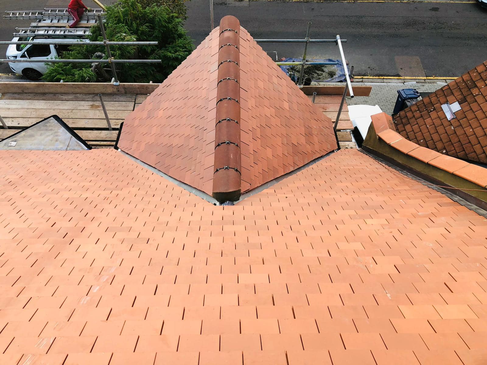 Lead flashing in Westminster