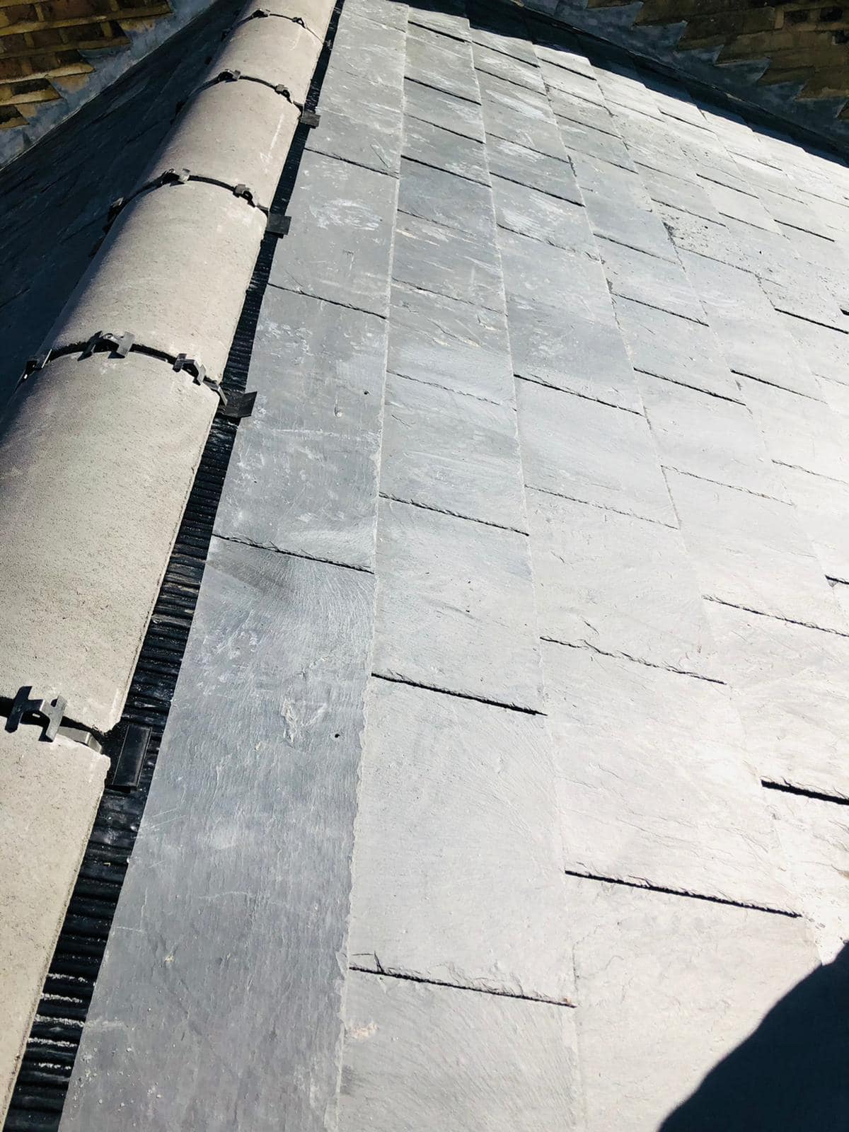 Slate roof restoration in Greenwich