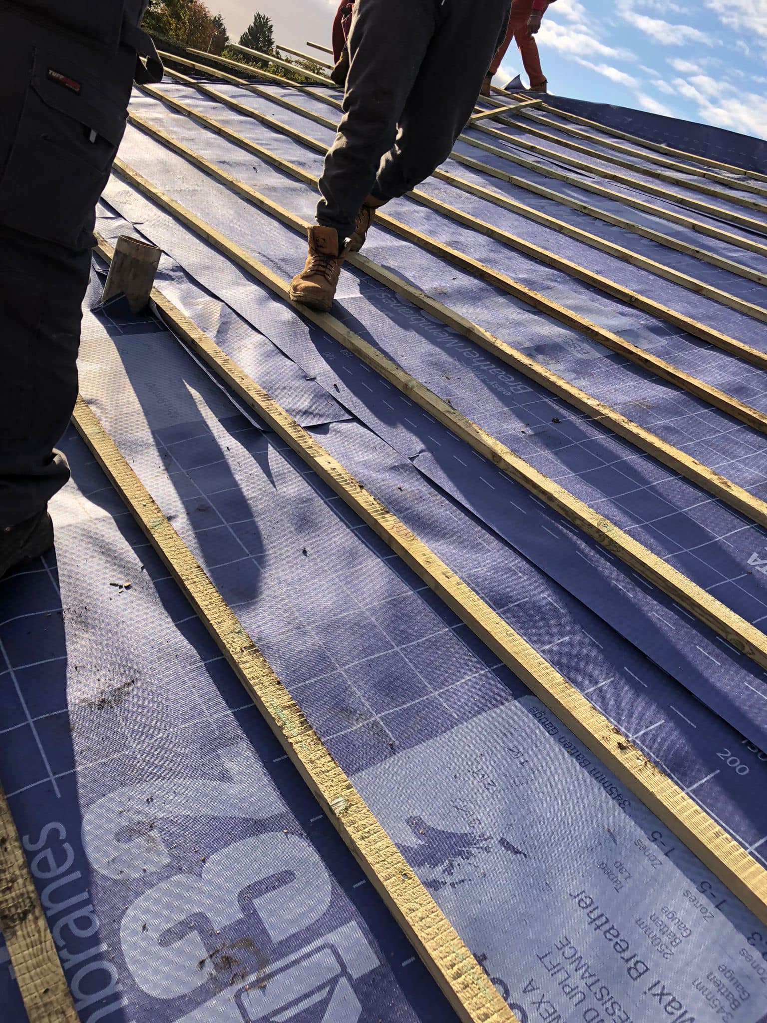 Storm damage repair in Battersea