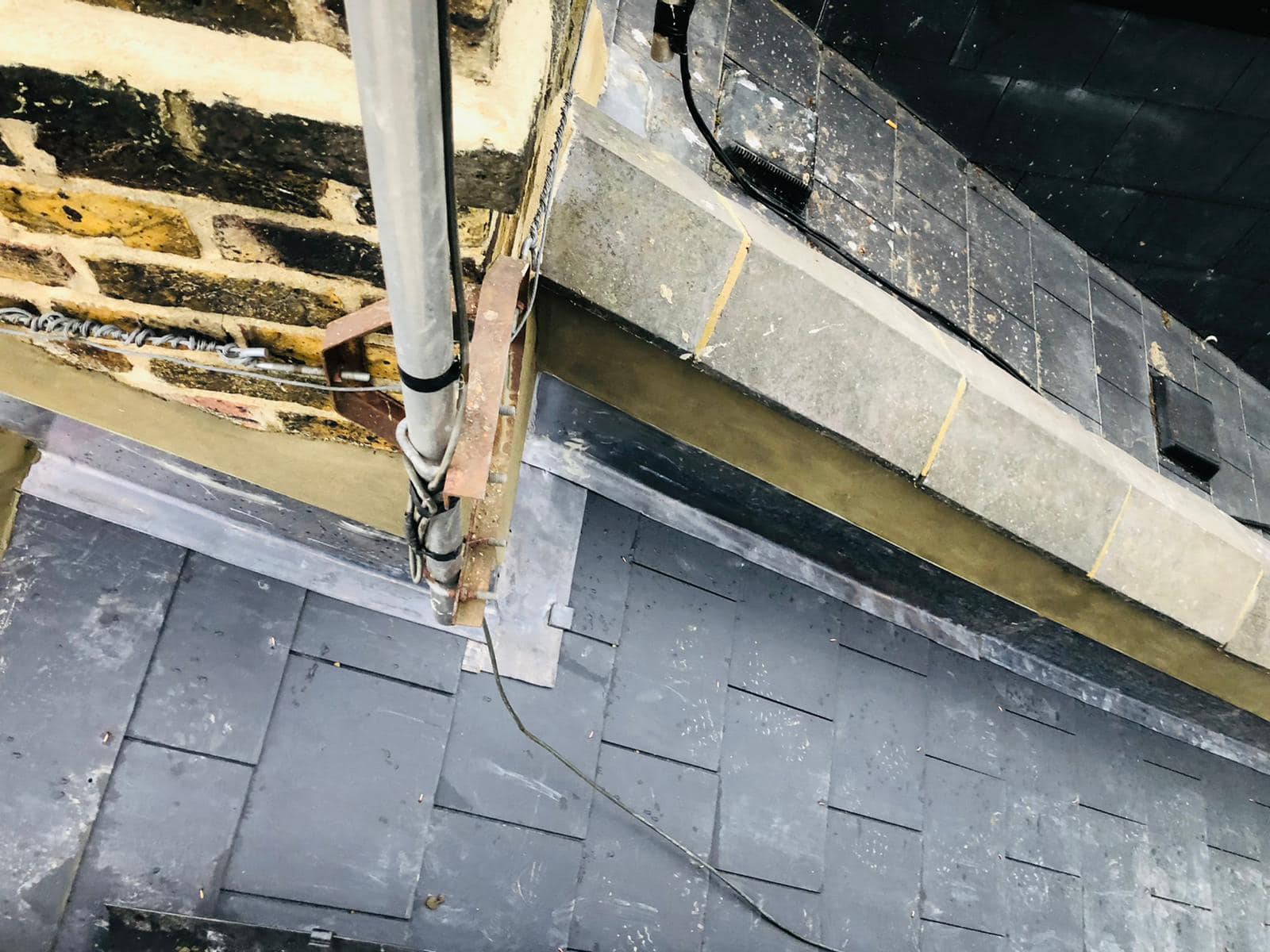 Slate roof restoration in Greenwich