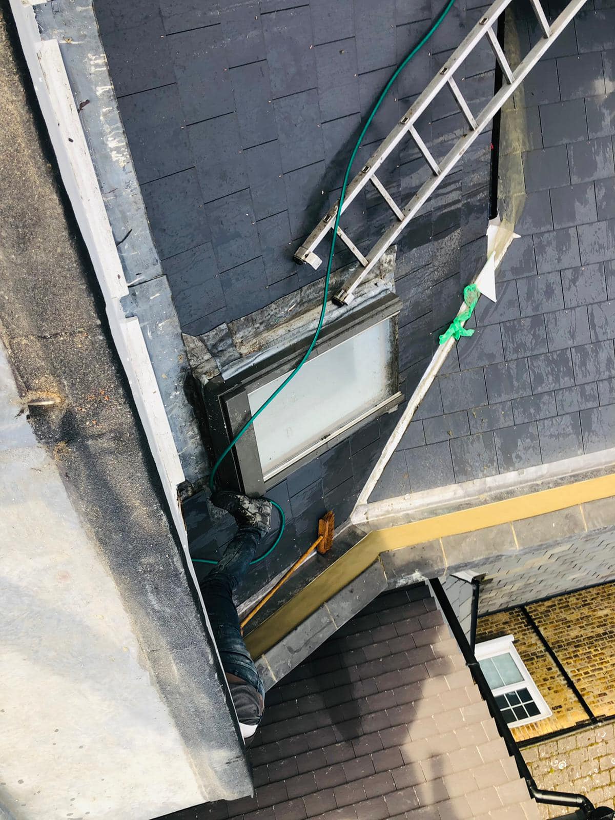 Lead flashing in Westminster