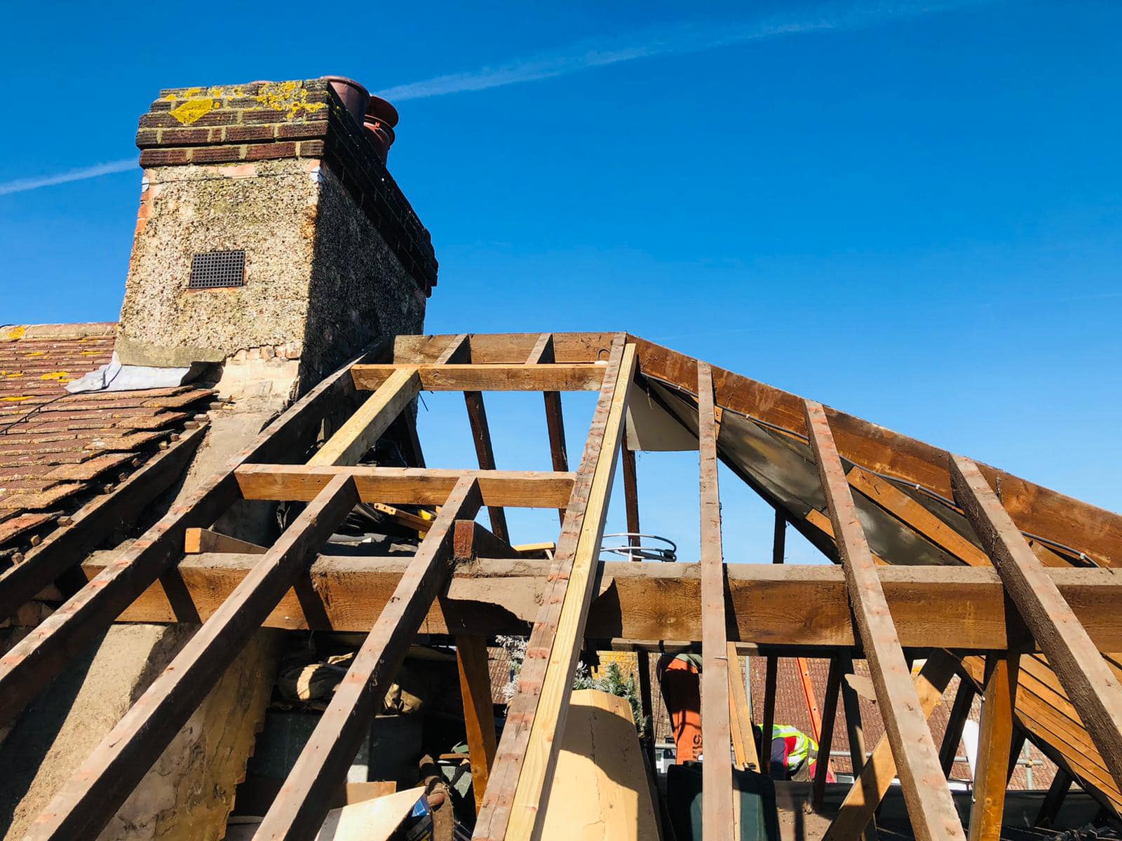 Slate roof restoration in Greenwich