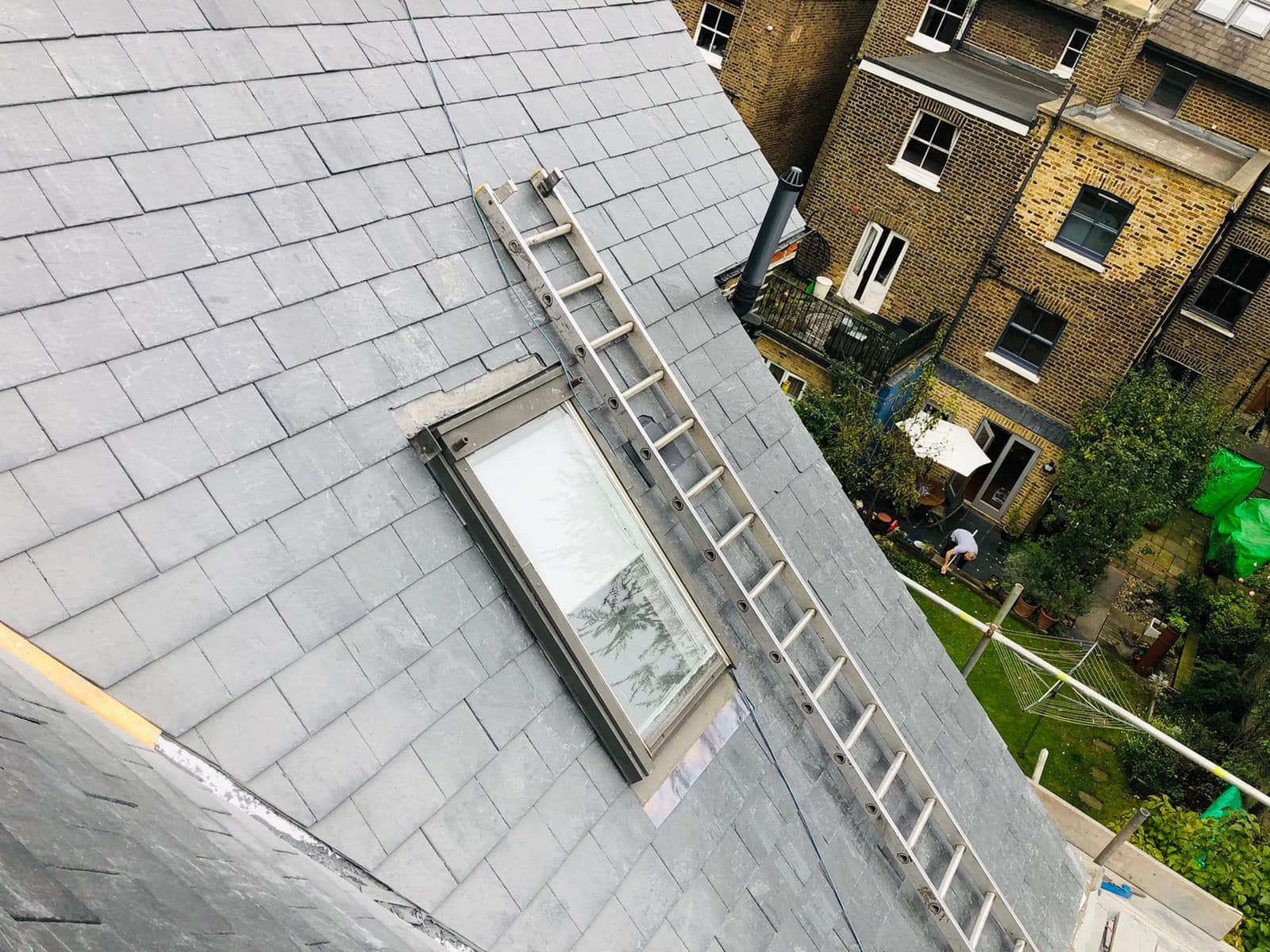 Commercial roof restoration in Canary Wharf
