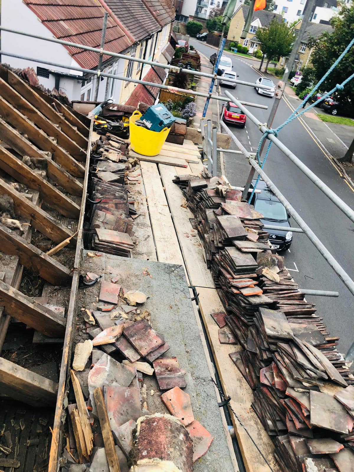 GRP fibreglass roof in Peckham