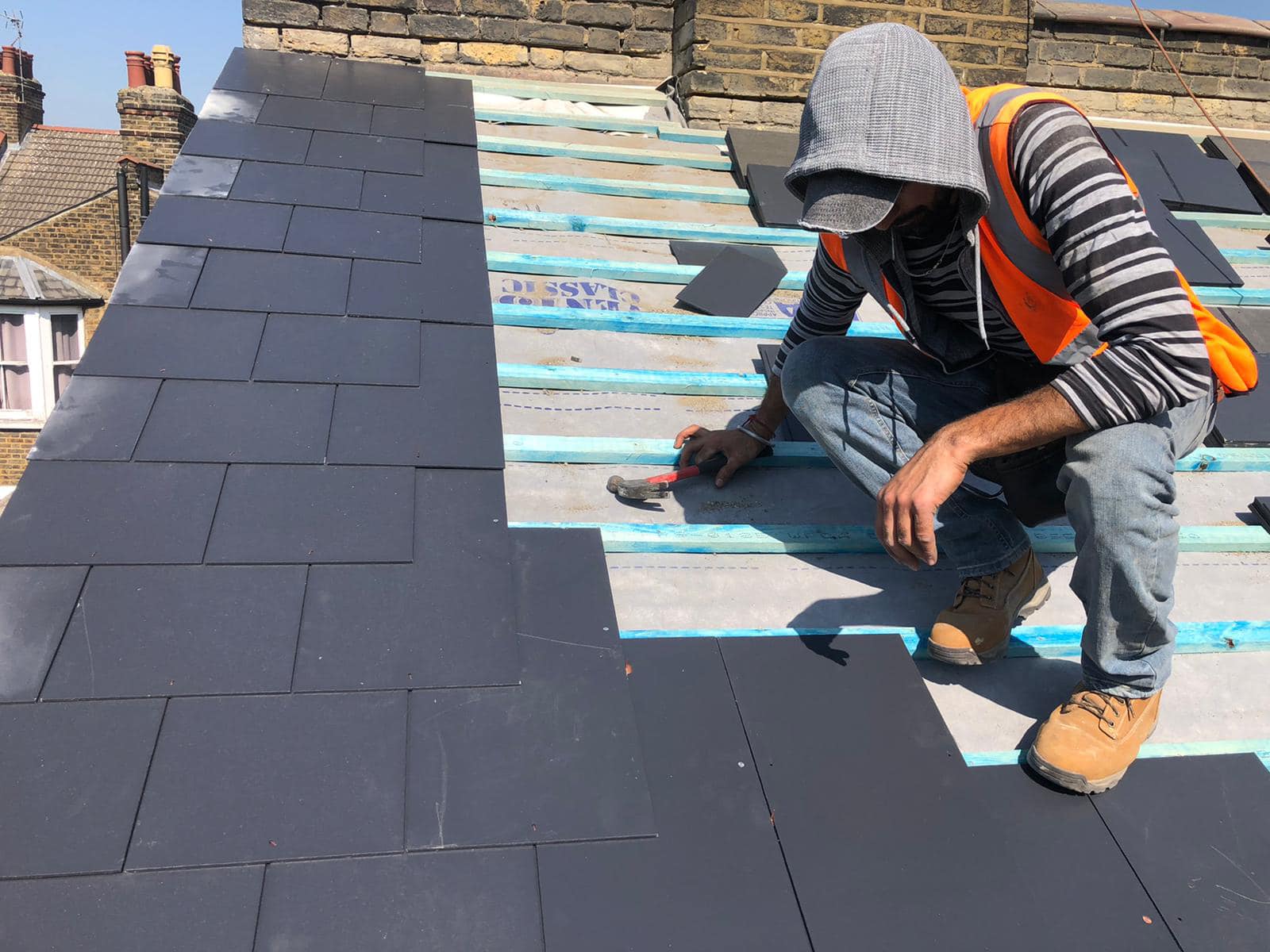 Moss removal in Wimbledon